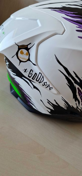 Casca moto Nexx Y.100R Night Rider White