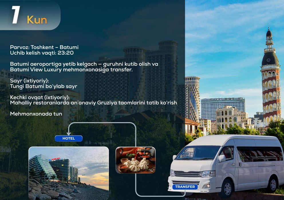 Batumi+Trabzon ekskursiyali tur