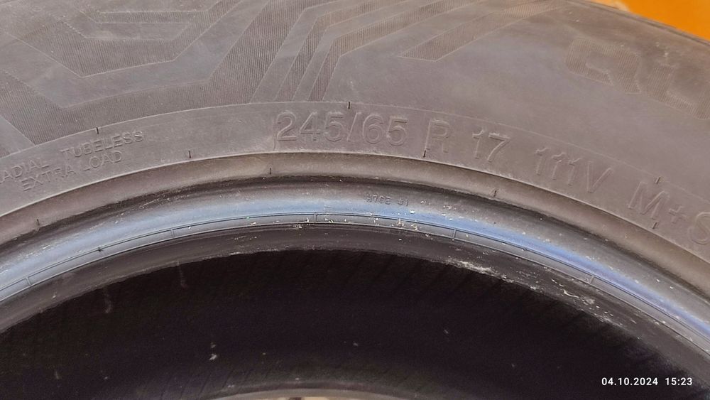 Всесезонни гуми VREDESTEIN QUATRAC PRO 245/65 R17 111V XL  на 70%- 4бр