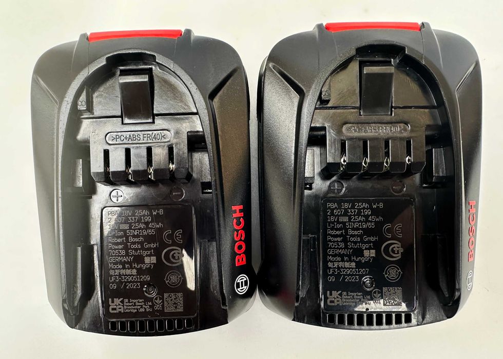 BOSCH PBA 18V 2.5Ah W-B - Акумулаторна литиево-йонна батерия 2023г.