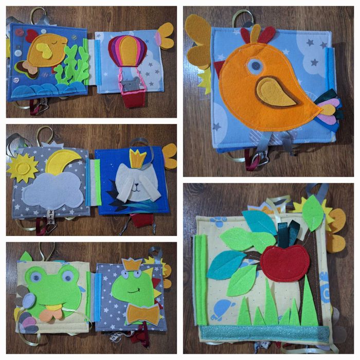 Тиха книжка, развиваща моториката и въображението