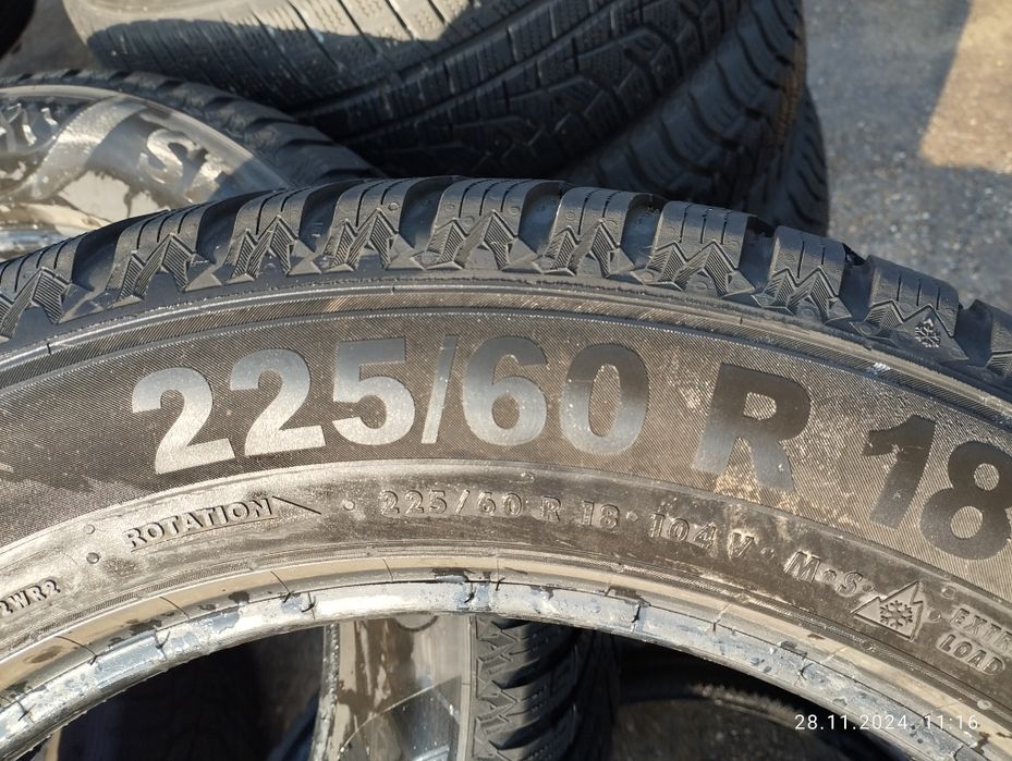 2 buc 225 60 R18 104v Semperit , iarna, dot 2021