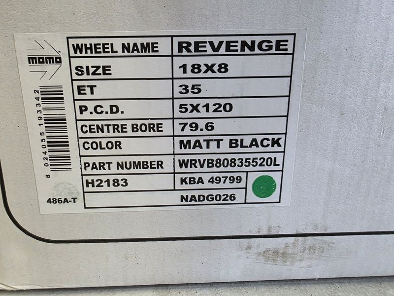 18цола 5х120 MOMO 5x120 BMW