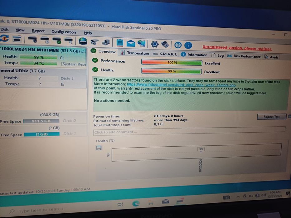 Hard Samsung 1Tb