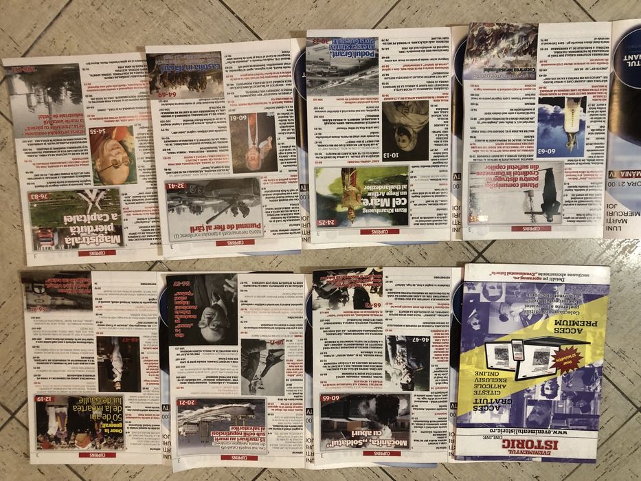 Pachet 14 reviste Evenimentul Istoric (2020, 2021)