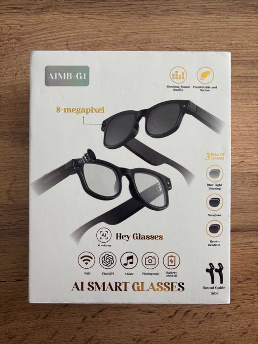 Смарт-очки SMART GLASSESS AI Smart — черные