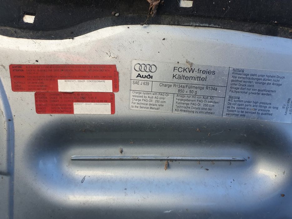Capota motor audi a6 1997-2004