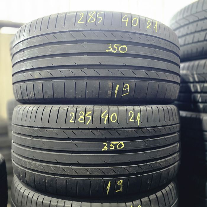 2x 285/40/21 VARA CONTINENTAL 2019 Stare excelentă