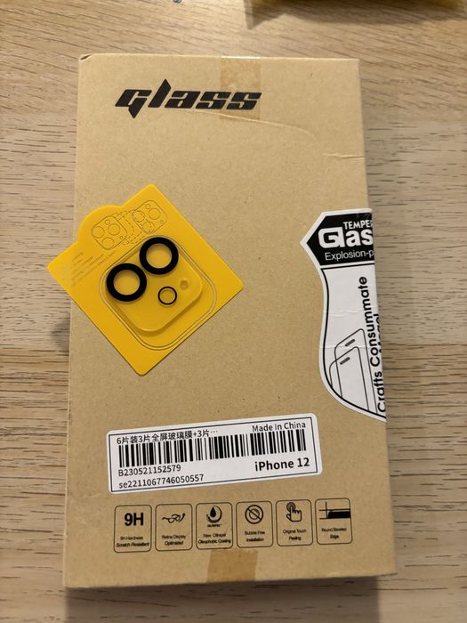 Folie sticla si protectie  camera iphone 12 noi
