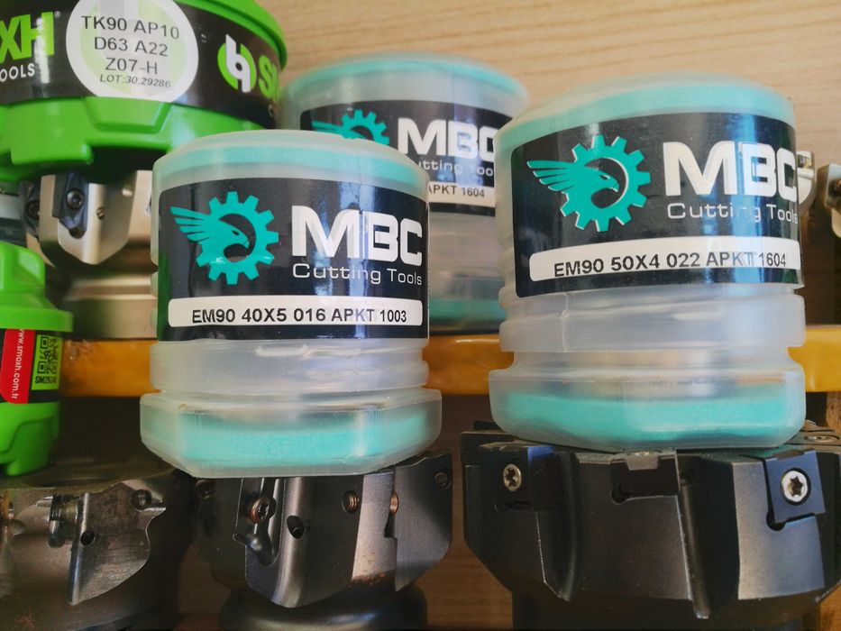 дорникови фрези със сменяеми пластини APKT-10 и APKT-16