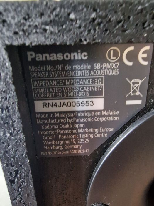 Panasonic,sistem audio 2x60w,model PMX5