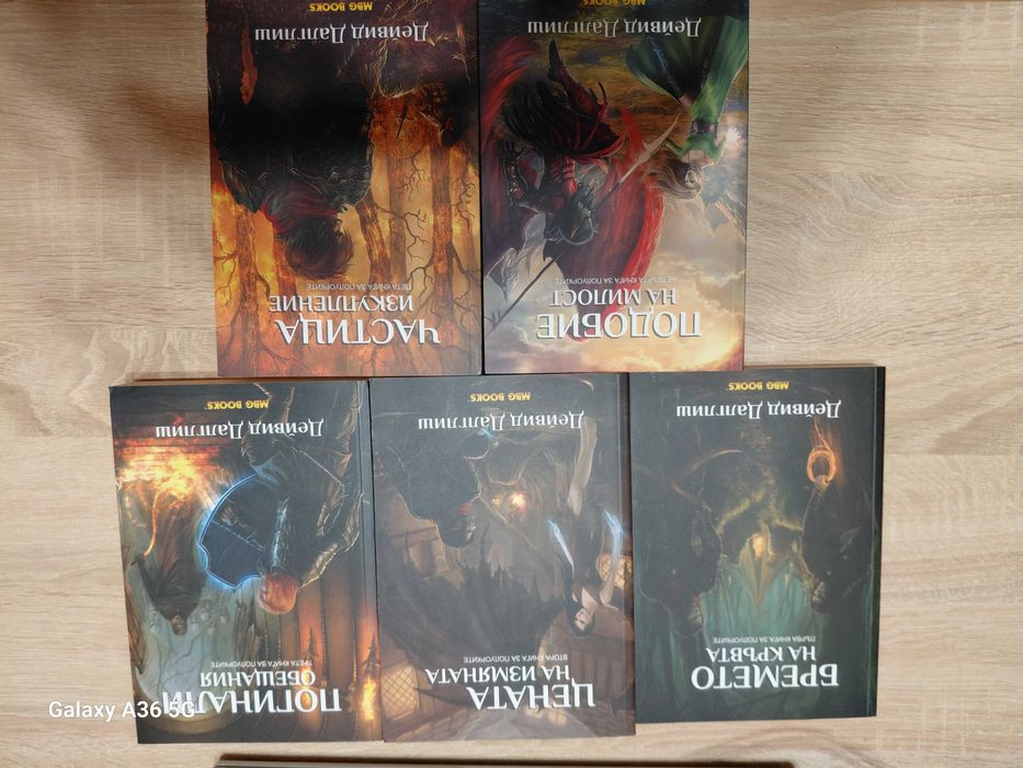 Фентъзи, фантастика и трилър книги.