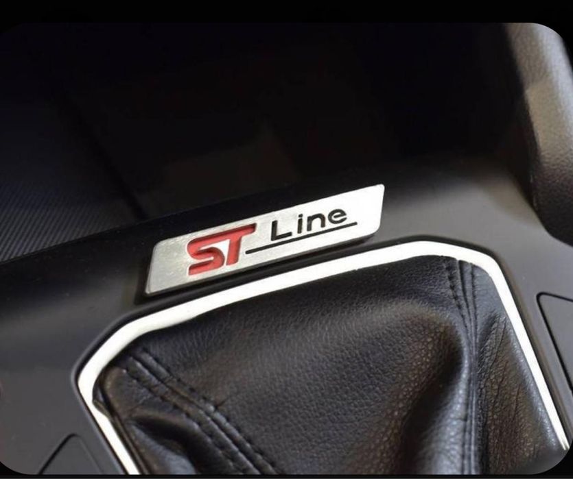 Emblema ST line Embleme FORD Accesorii Stema Sticker Ornament Sigla Embleme aripi ST Embleme laterale ST line
