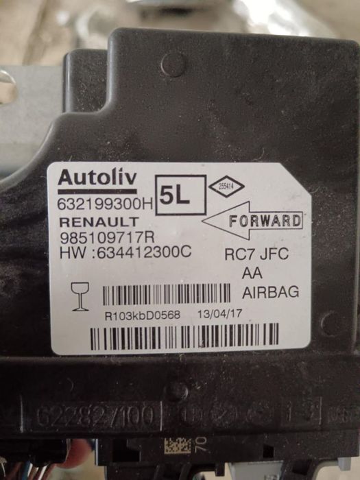 kit airbag cu plansa bord renault espace 5 2015-2023
