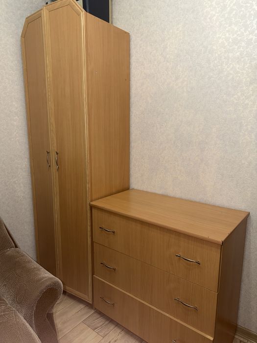 Шкаф и комод б/у.