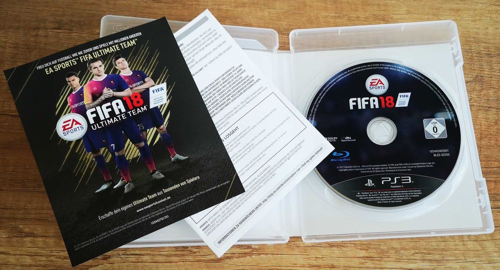 PS3 Fifa 18 Фифа 18 Плейстейшън PlayStation 3