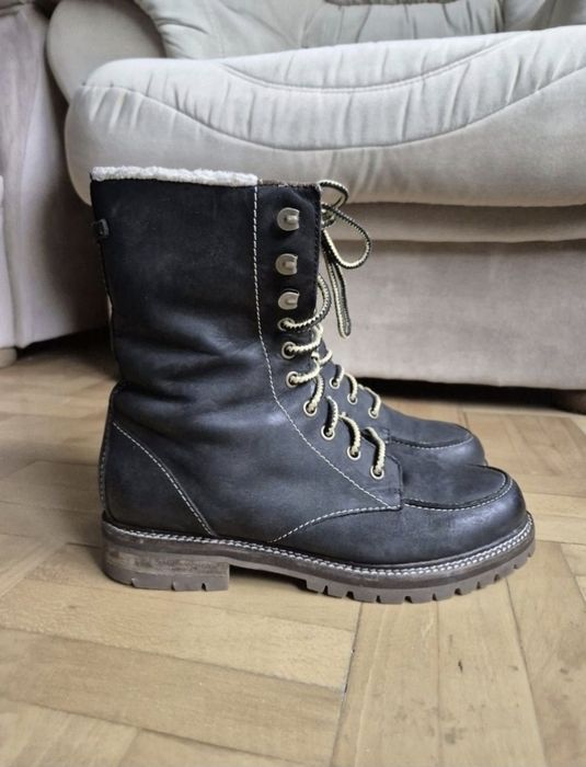 Cizme de iarna, Marc O'Polo, Piele naturală groasă - 40 (26 cm)