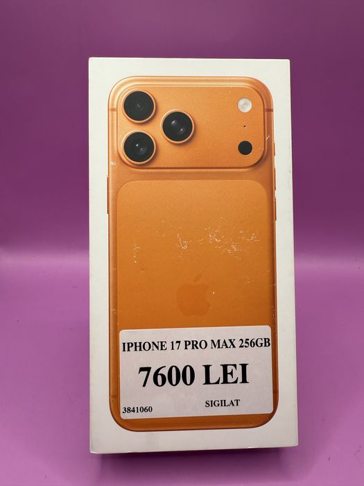 Iphone 17 Pro Max 256 gb sigilat  •Matei Amanet Crangasi • 3841060