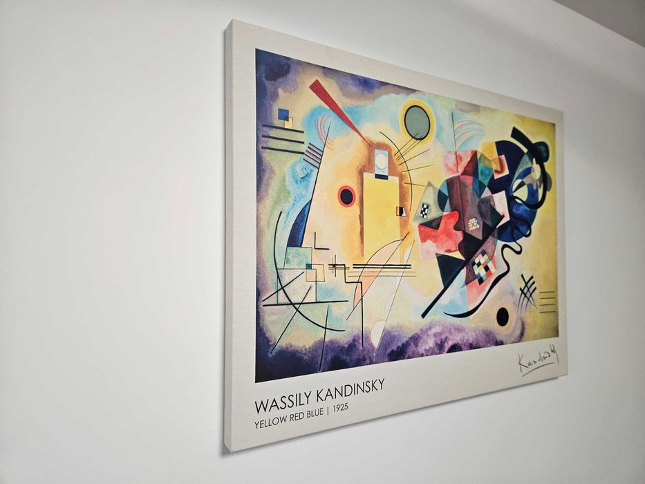 Tablou pe pânză Galben, Roșu, Albastru de Wassily Kandinsky