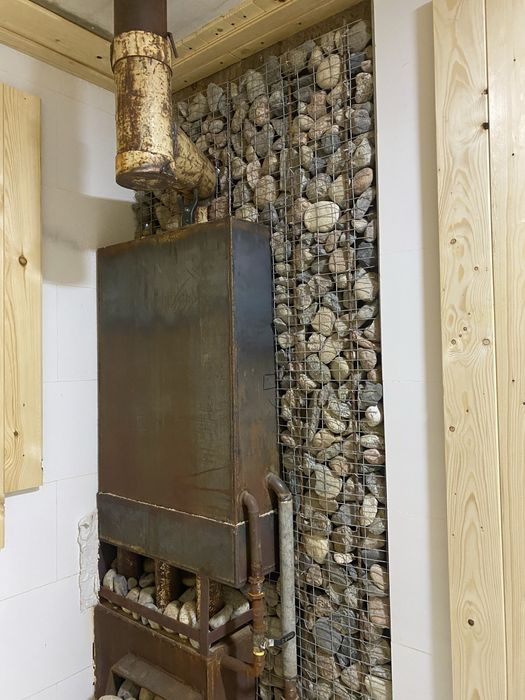 Печь для бани на газу и угля