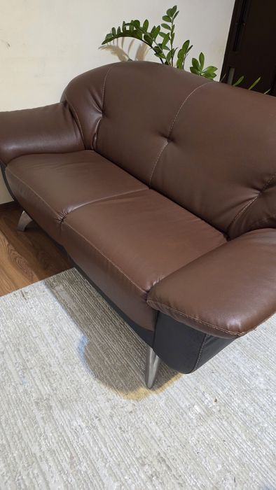 Диван   2х местный кожзам