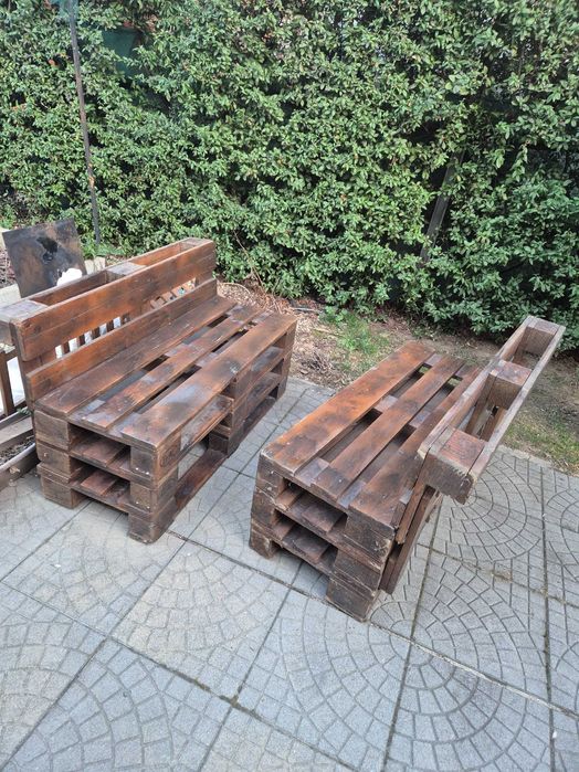 Дървени пейки от палета