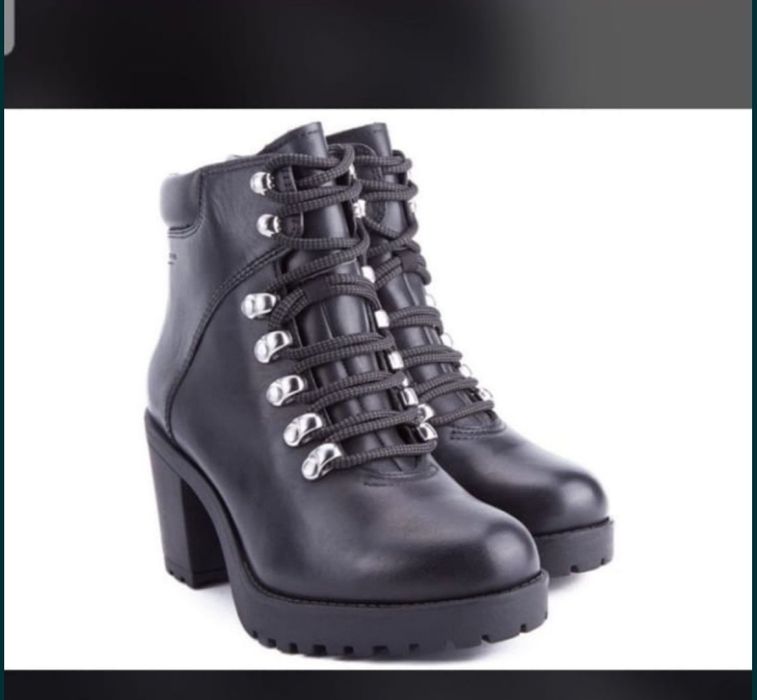 Ботинка ботильен новый кожаный