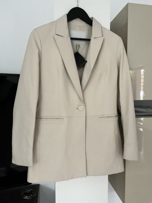 Sacou din piele Massimo Dutti