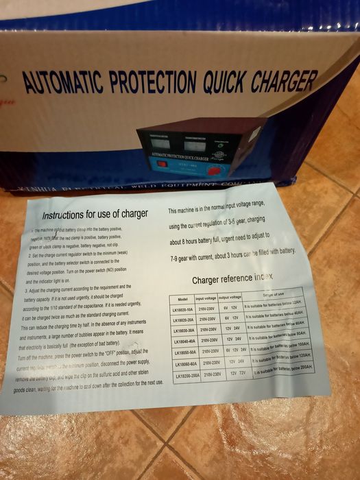 Зарядно устройство 12-24 волта 100А