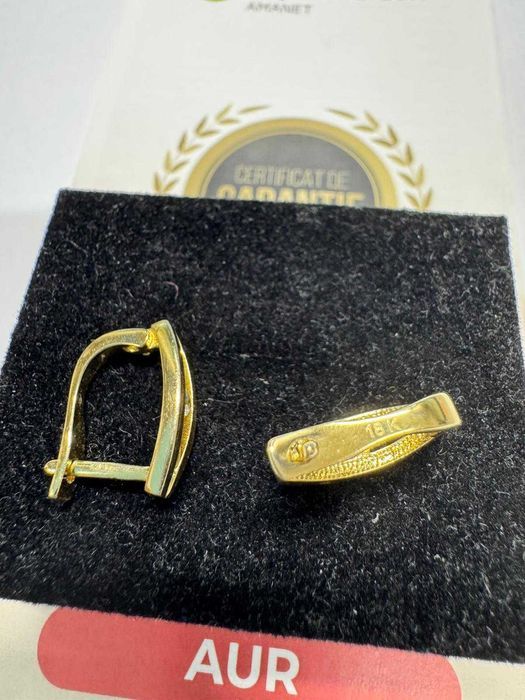 Cercei din aur 18k (68136.1/ 10 Pacurari 1) Garantie 2 ani!