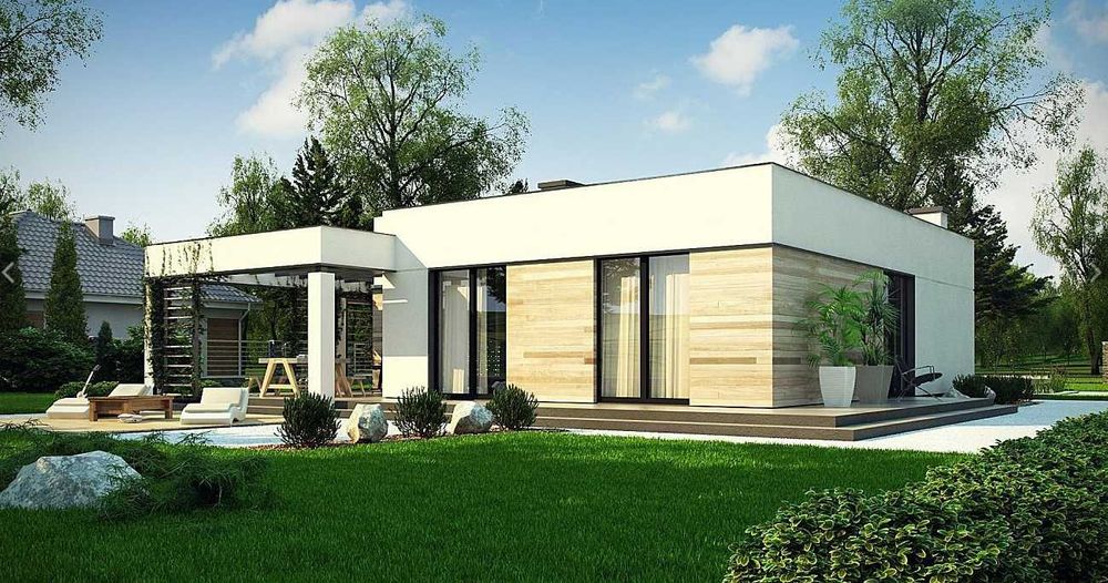 Эскизный проект в стиле Хай-Тек . Архитектор, проектирование современн