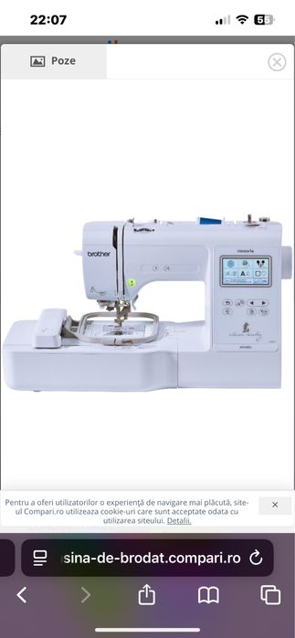 Masina de brodat Brother Innovis 240 ED Disney Edition