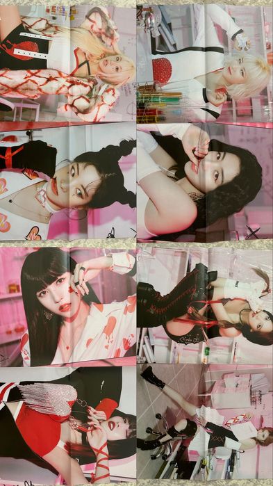 Двухсторонний  Постеры Kpop A4, A3, A2