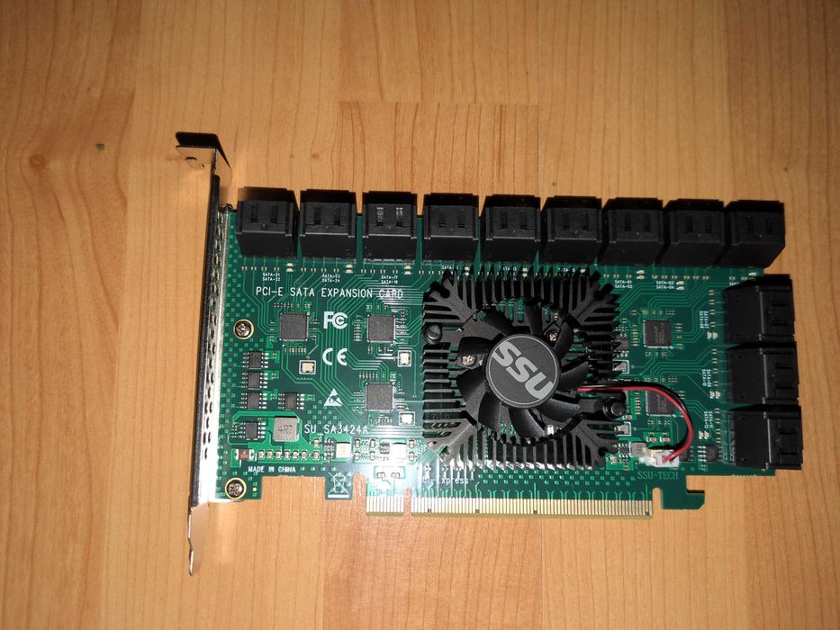 Tishric pcie  16x SATA 3 raid