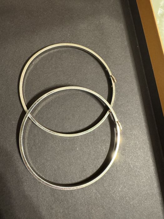 Set de 2 bratari metalice subtiri