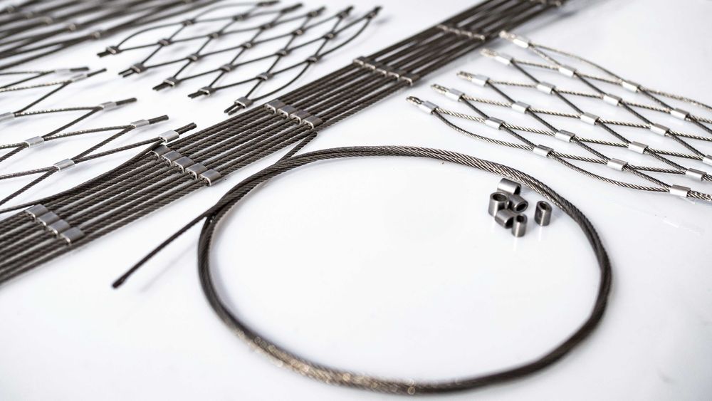 Сетка из нержавеющего троса