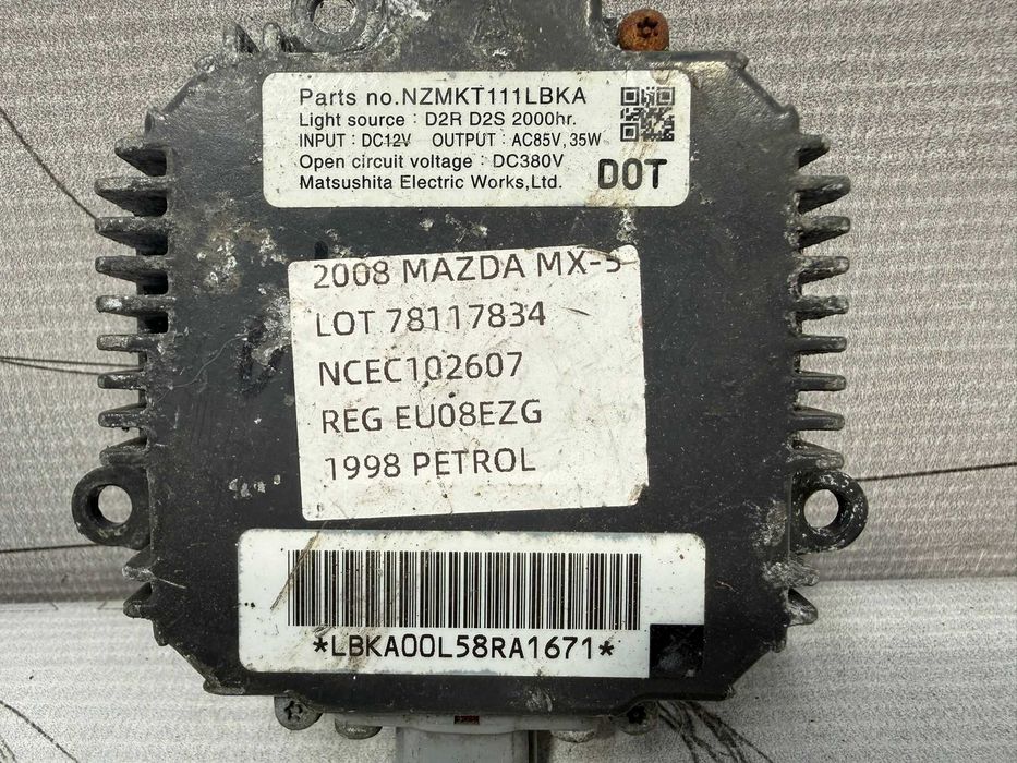 Balast xenon far Mazda MX-5 NC Miata COD:NZMKT111LBKA 2008 / [2006-2015] / (5B2)