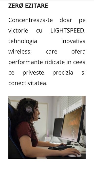 Maus logitech cu cablu de încărcare