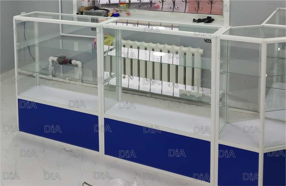 Oynaly prilavkalar, Акция,  savdo uskunalari vitrinalar stellajlar