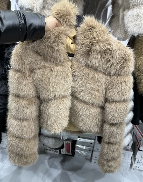 ПРОМО ЦЕНА* Луксозно палто от лисица естествен косъм