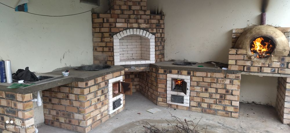 Делаю барбекю летний кухня