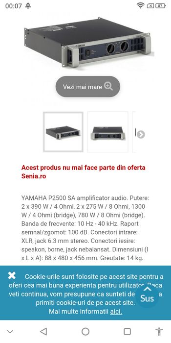 Amplificator Yamaha 2500s