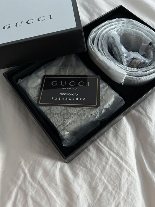 Curea gucci cu portofel