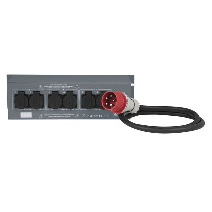 Distributie Showtec Showgear Powersplit 32 A PSA-32A6S