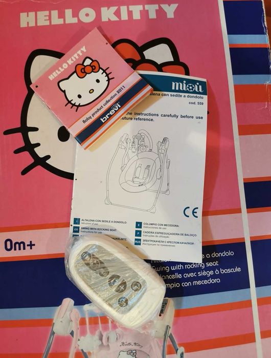 Leagăn electric Miou Hello Kitty