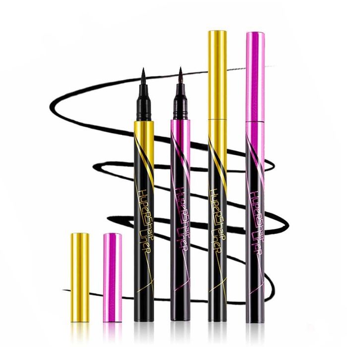 Ултра тънка очна линия писалка, водоустойчива и бързосъхнеща /  Черен