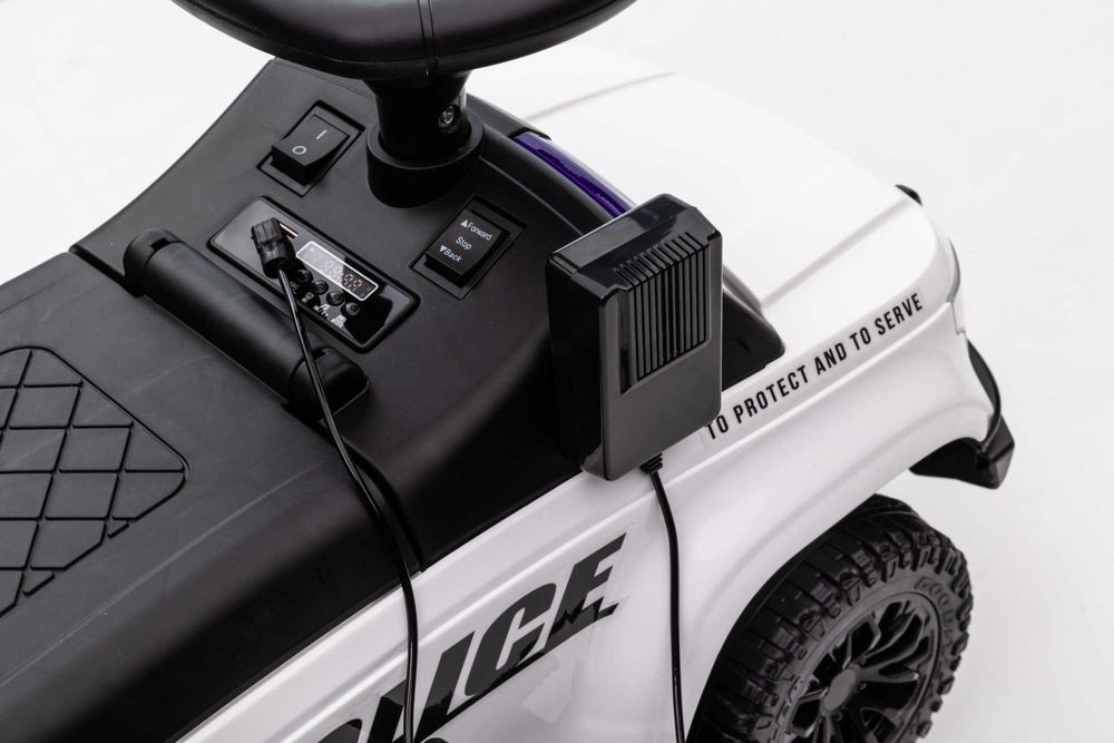 Masinuta de politei 2in1 electrica BJ993D 30W 6V cu BT USB port #White