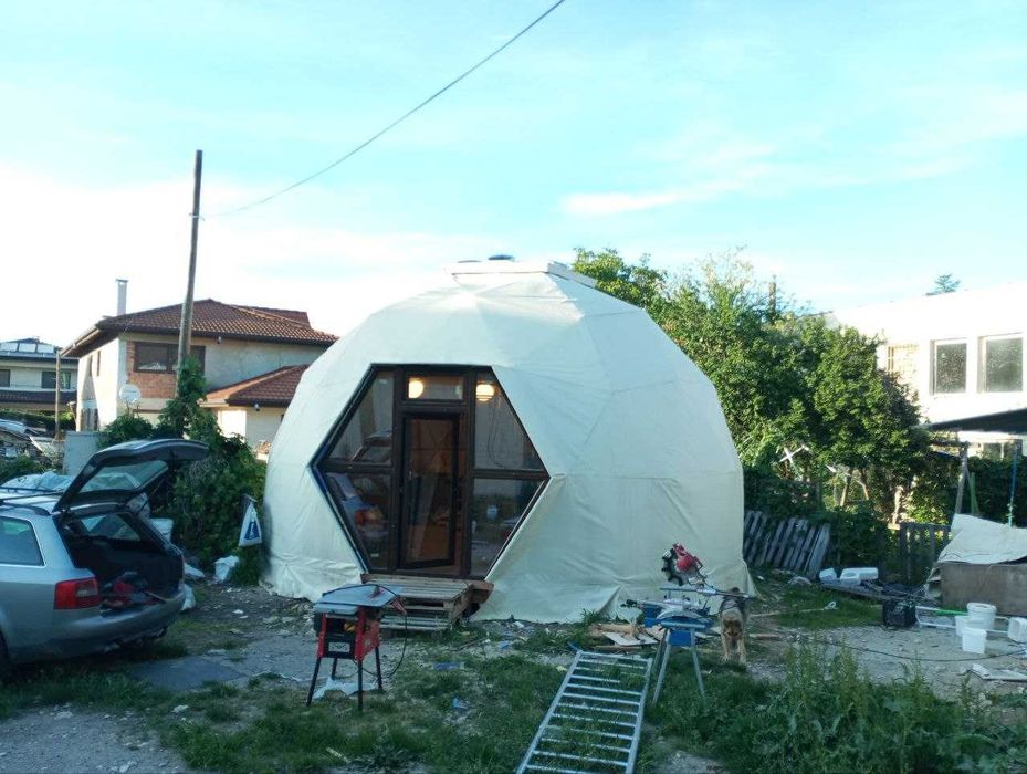 Куполна къща беседка оранжерия. Всякакви размери от различни материали