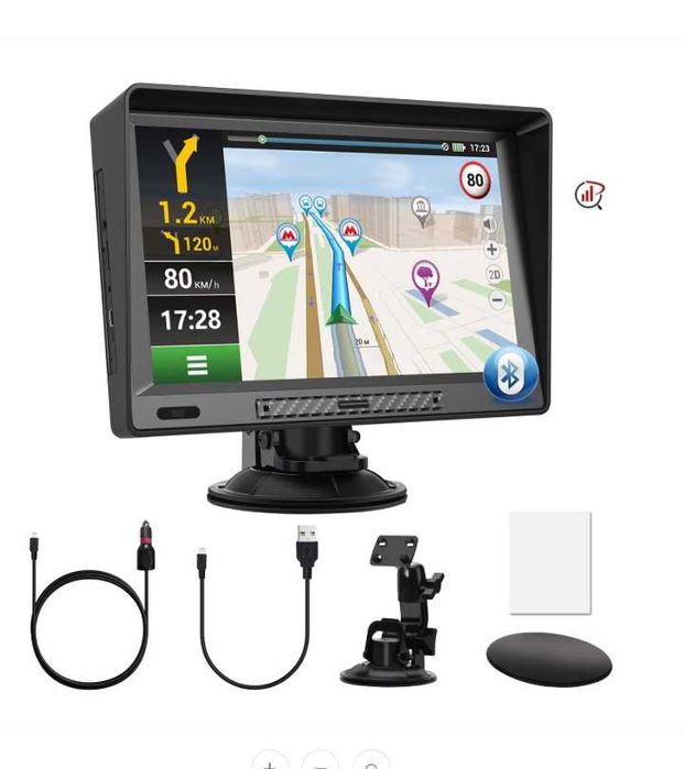 GPS Camion Model Nou Ultimele Hărți Aparute Here si TomTom Full Europa + Africa 74 tari 9 si 7 inch 4 Programe Igo Primo Piloton