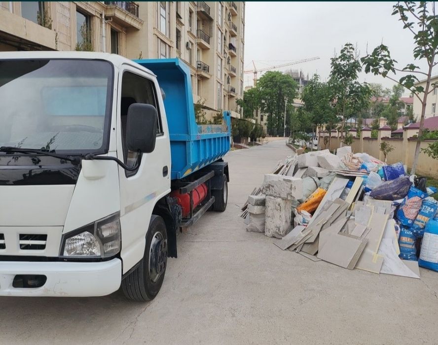 Вывоз мусора исузу самосвал